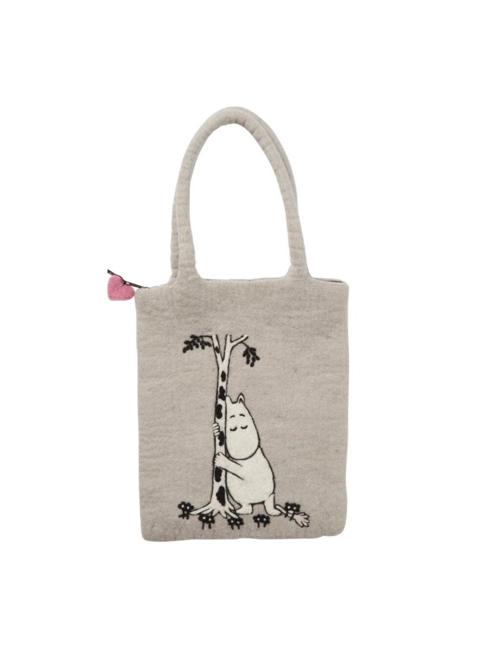 Klippan Moomin grey wool Bag Tree Hug
